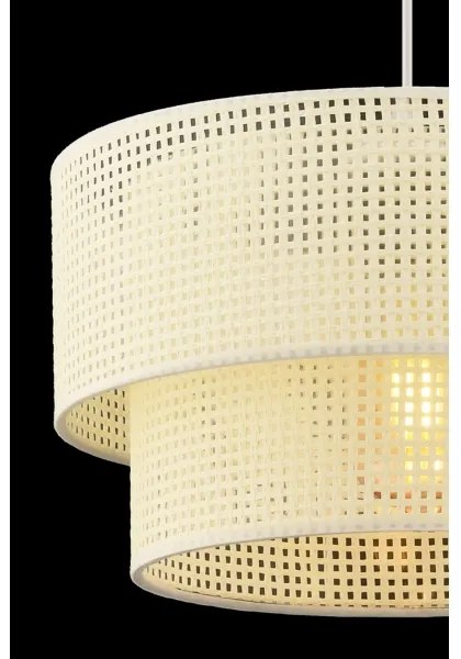 Lampadario a sospensione su cavo ECHO 1xE27/60W/230V crema