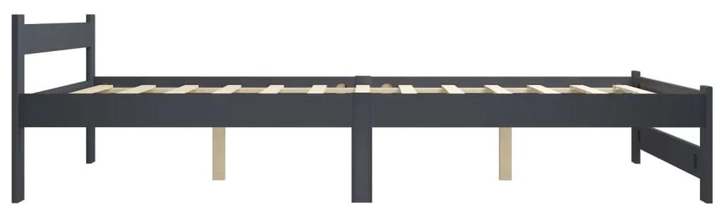 Giroletto grigio scuro in legno massello di pino 120x200 cm