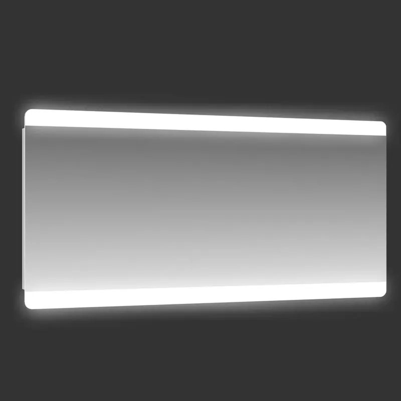 Specchio con illuminazione integrata bagno rettangolare Retroil L 160 x H 70 x P 2 cm grigio / argento