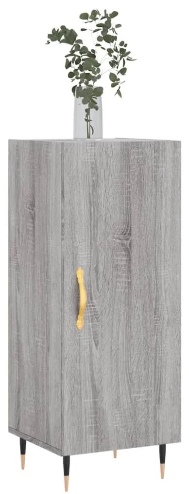 Credenza grigio sonoma 34,5x34x90 cm in legno multistrato