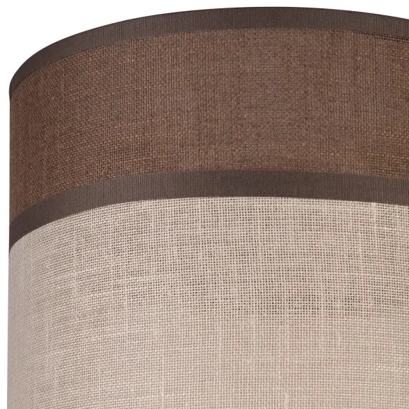 Paralume di ricambio ANDREA E27 Ø16 cm marrone/beige