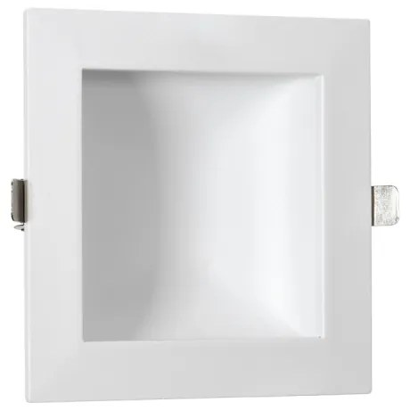 Faro LED da incasso Quadrato Luce INDIRETTA 12W Foro 130x130mm Colore  Bianco Naturale 4.000K