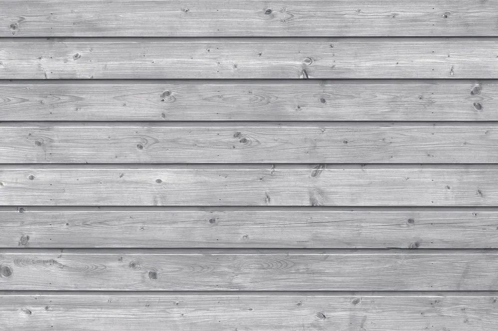 Carta da parati – Imitazione del Legno Grigio