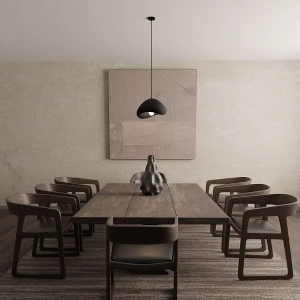 Brilagi - Lampadario a sospensione con cavo WABI SABI 1xE27/40W/230V nero