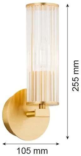 Argon 8497 - Applique HAMPTON 1xE14/7W/230V oro