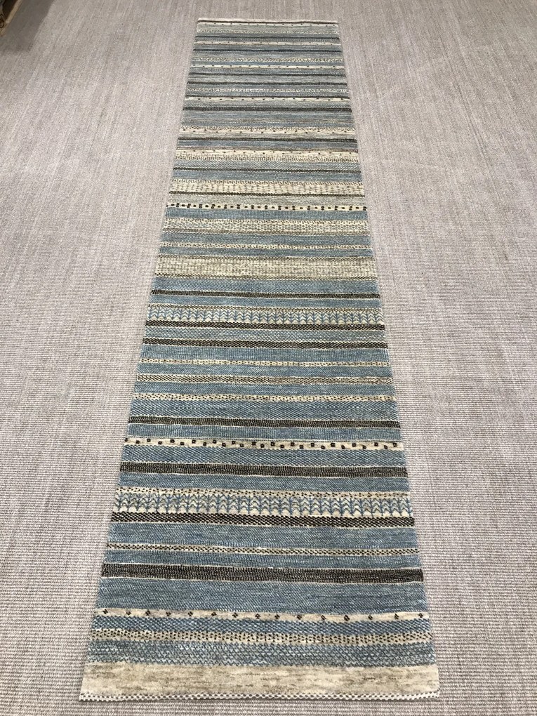Loribaft Tappeto 80 x 350 Beige (Iran) Annodato A Mano