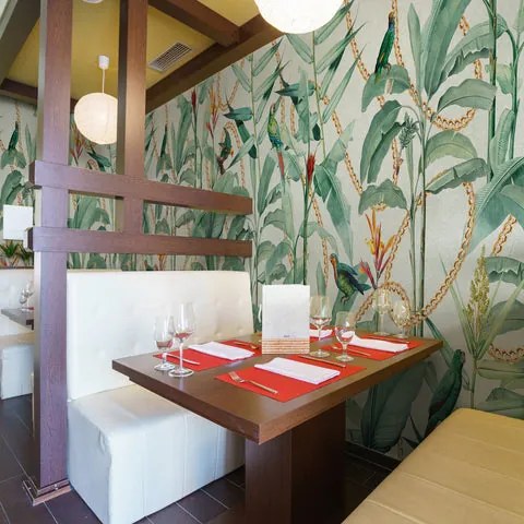 Carta da parati Tropical mint