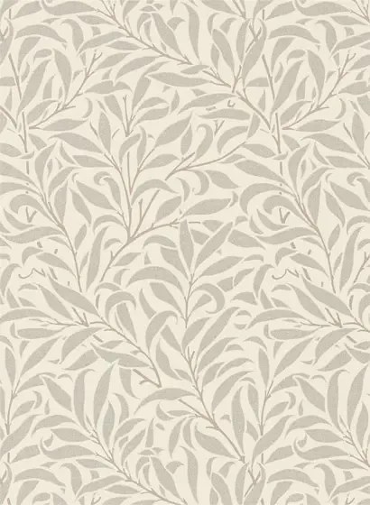 Morris & Co. Tapete Pure Willow Bough - Ecru/ Silver