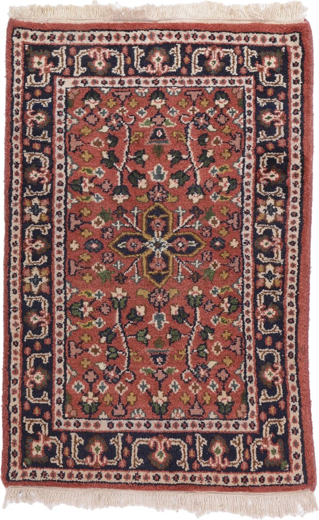 Persian Tappeto 60 x 90 (Indian) Annodato A Mano
