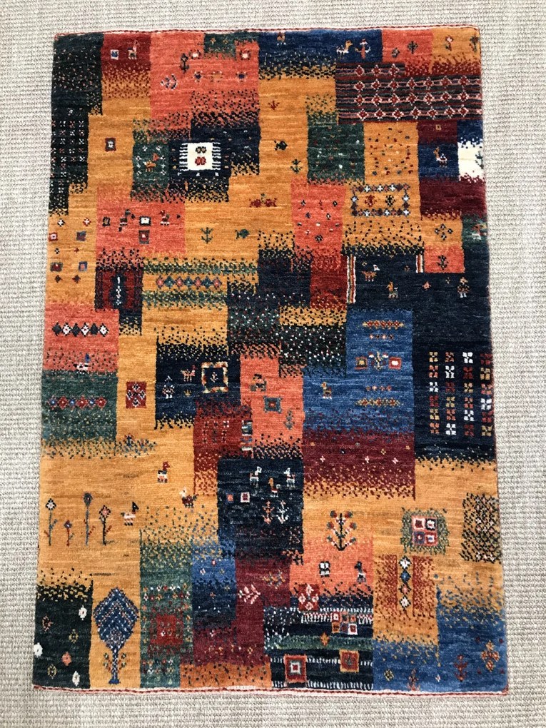 Loribaft Tappeto persiano 100 x 70 (Iran) Annodato A Mano