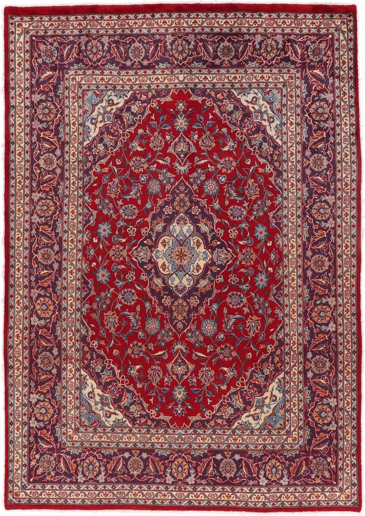 Kashan Tappeto 280x200 (Iran) Annodato A Mano