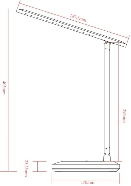 Globo 58481W - Lampada da tavolo LED LORNA dimmerabile touch LED/3W/5V 1800mAh b