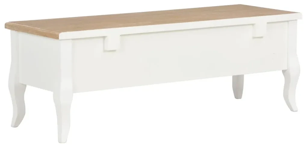 Mobile porta tv bianco 100x35x35 cm in legno