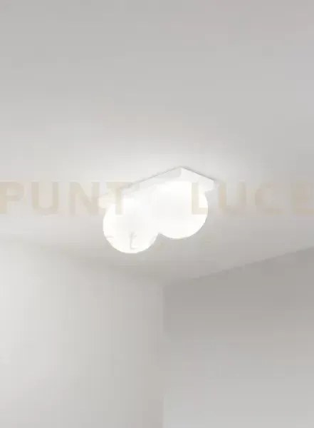 Plafoniera in alluminio bianco dot led 16w 3000k cri?90 220-240v 50...