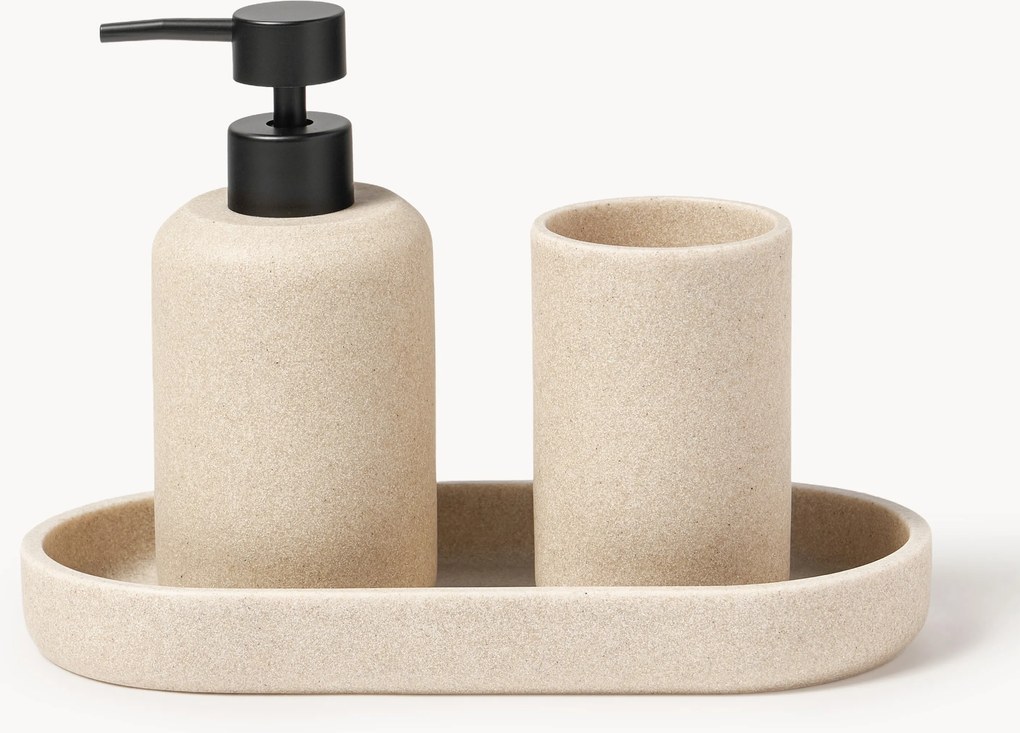 Set di 3 accessori da bagno Kyle