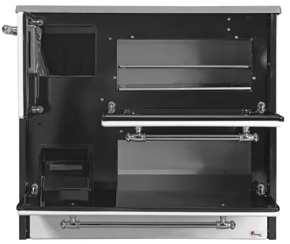 Cucina A Legna Stufa 9 Kw Cappuccino Beatrice L87xP51xH79 Ecodesign