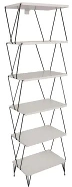 Libreria BALABAN 165x48 cm bianco/nero