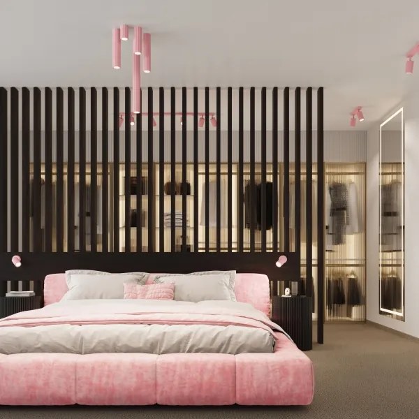 Brilagi - Lampadario LED a sospensione con cavo CRESTO 1xGU10/10W/230V rosa