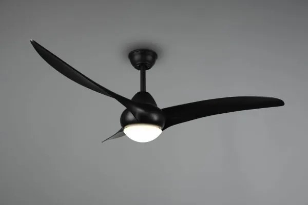 Ventilatore alesund led con regolazione intensità e temperatura ner...