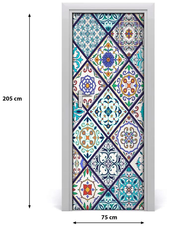 Adesivo per porta Piastrelle di ceramica 75x205 cm