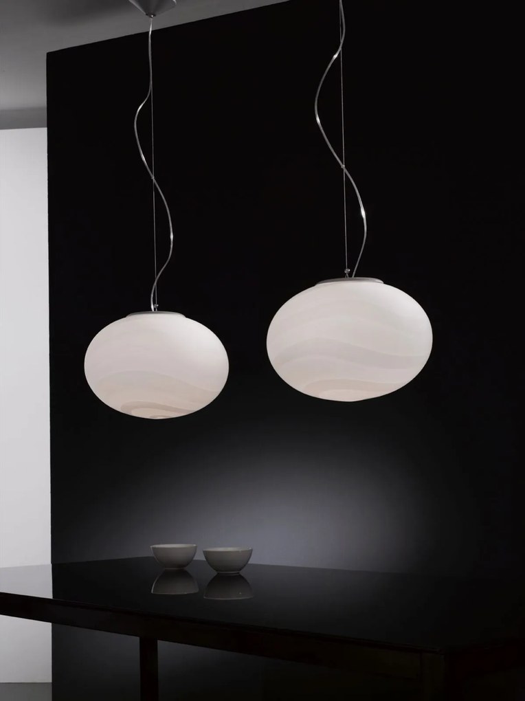 1-light suspension lamp -2417 - Alice- Selene Con decorazione