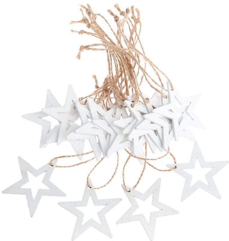 Decorazioni per albero di natale in set in legno 18 pz 5 cm Stars – Dakls