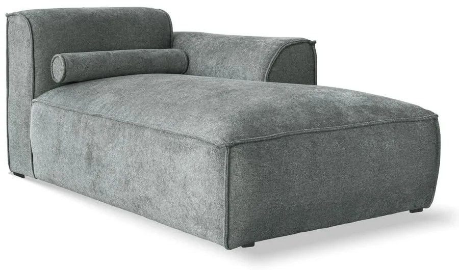 Divano componibile verde (con penisola a destra) Flex Felix – Miuform