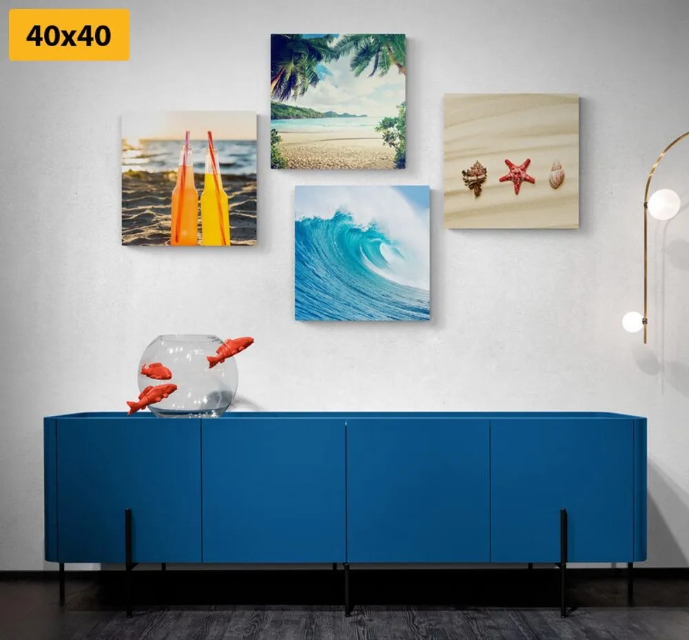 Set di quadri – Vacanza al mare