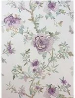 Tapete Perdana von Osborne & Little - Lilac/ Aqua