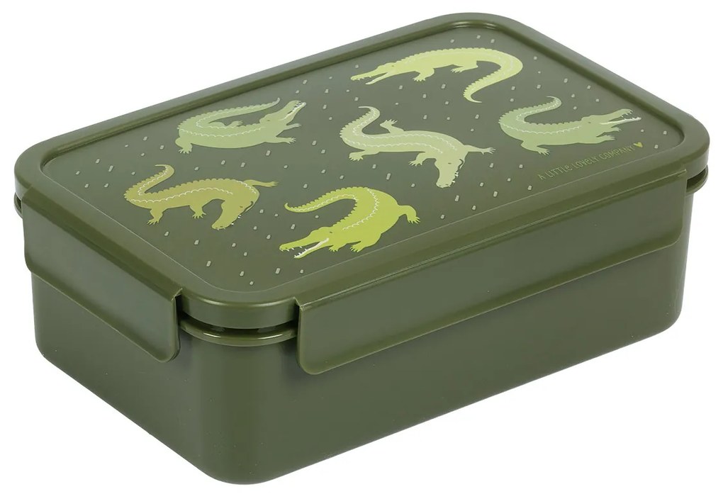 A Little Lovely Company - scatola merenda - coccodrillo