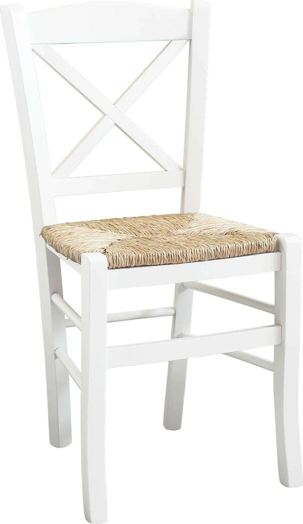 HALLIE - sedia croce in legno massello