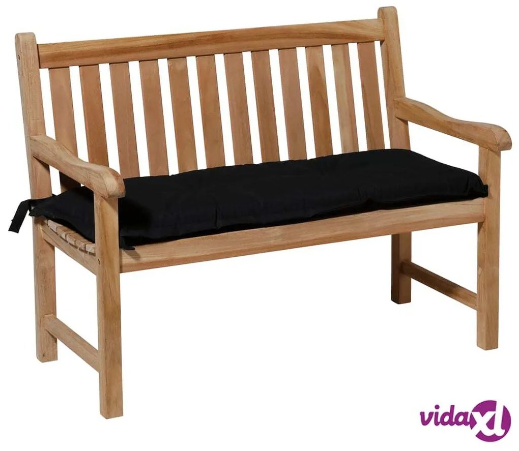 Madison Cuscino per Panche Panama 120x48 cm Nero
