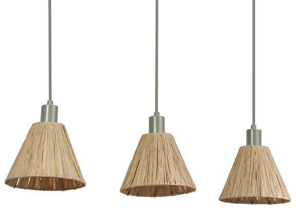 Ledvance - Lampadario a sospensione con filo DECOR RAFFIA 3xE27/15W/230V bastone di rafia
