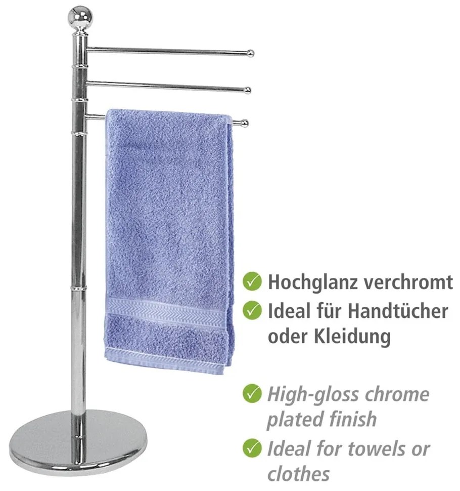 Esclusivo portasciugamani cromato - Wenko