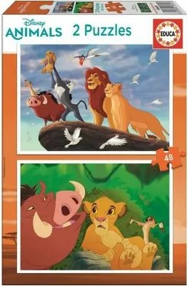 Puzzle Educa Lion King (2 x 48 pcs)