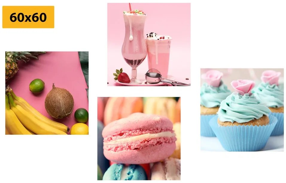 Set di quadri – Per gli amanti dei dolci