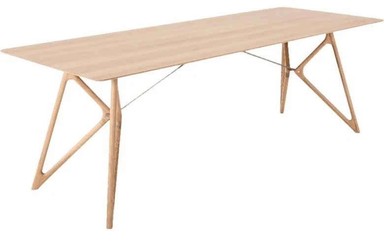 Tavolo da pranzo con piano in rovere 240x90 cm Tink - Gazzda