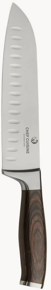 Coltello Santoku con manico in legno Pakkawood Troy