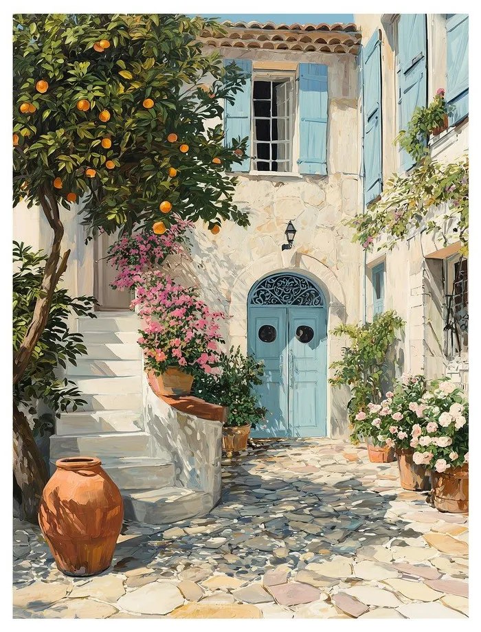 Dipinto 60x80 cm Tuscan Siesta – Styler