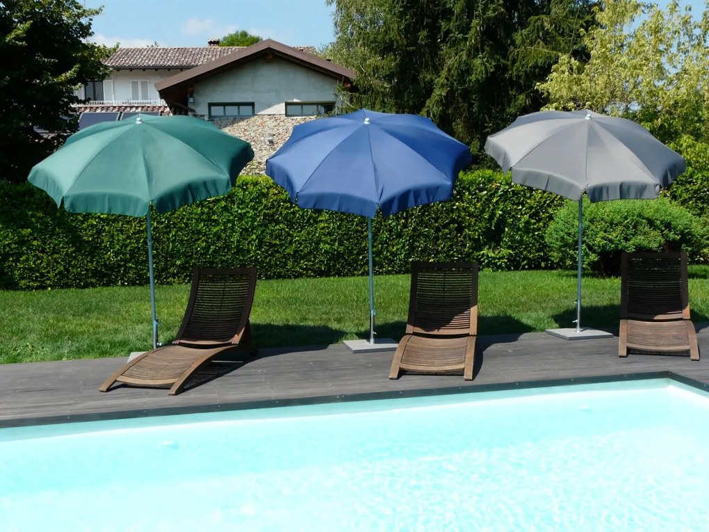 Ombrellone da Giardino Ø2 m Palo Ø33 mm in Acciaio Maffei Borgo Ecru...