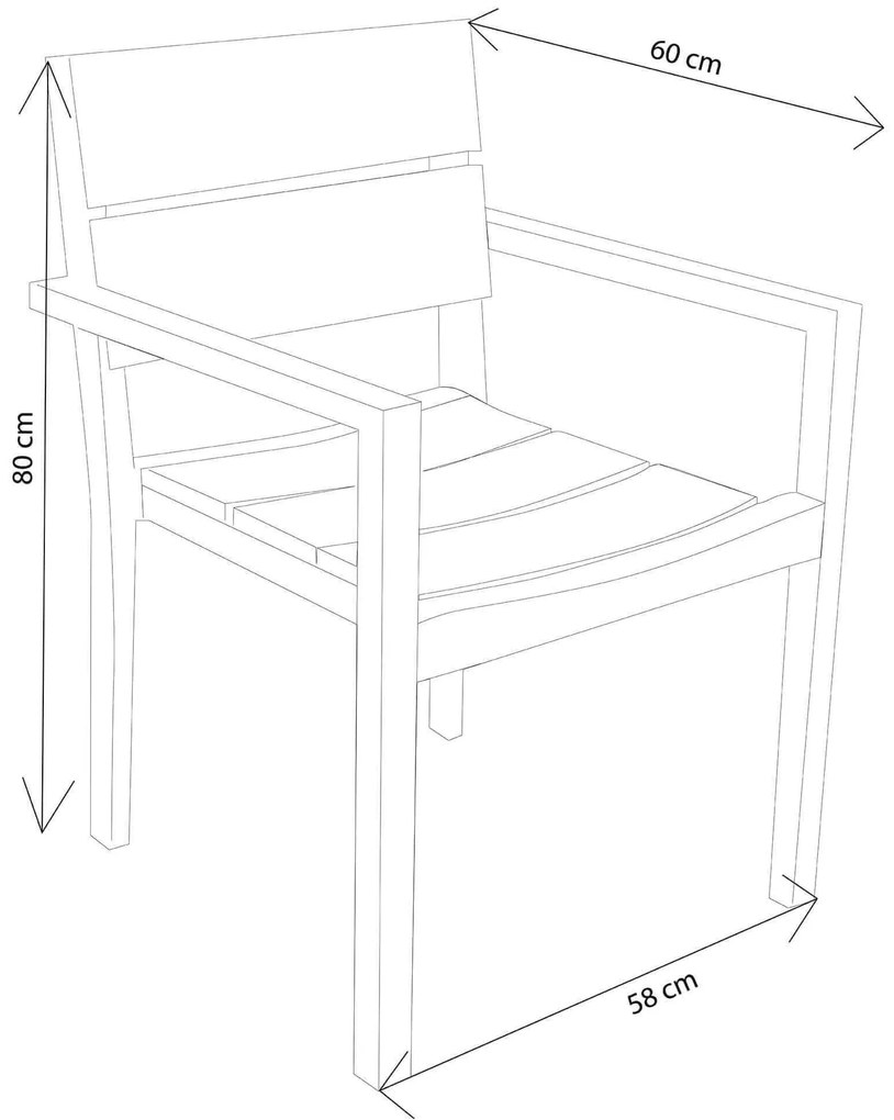 HOLLAND - poltrona da giardino in teak