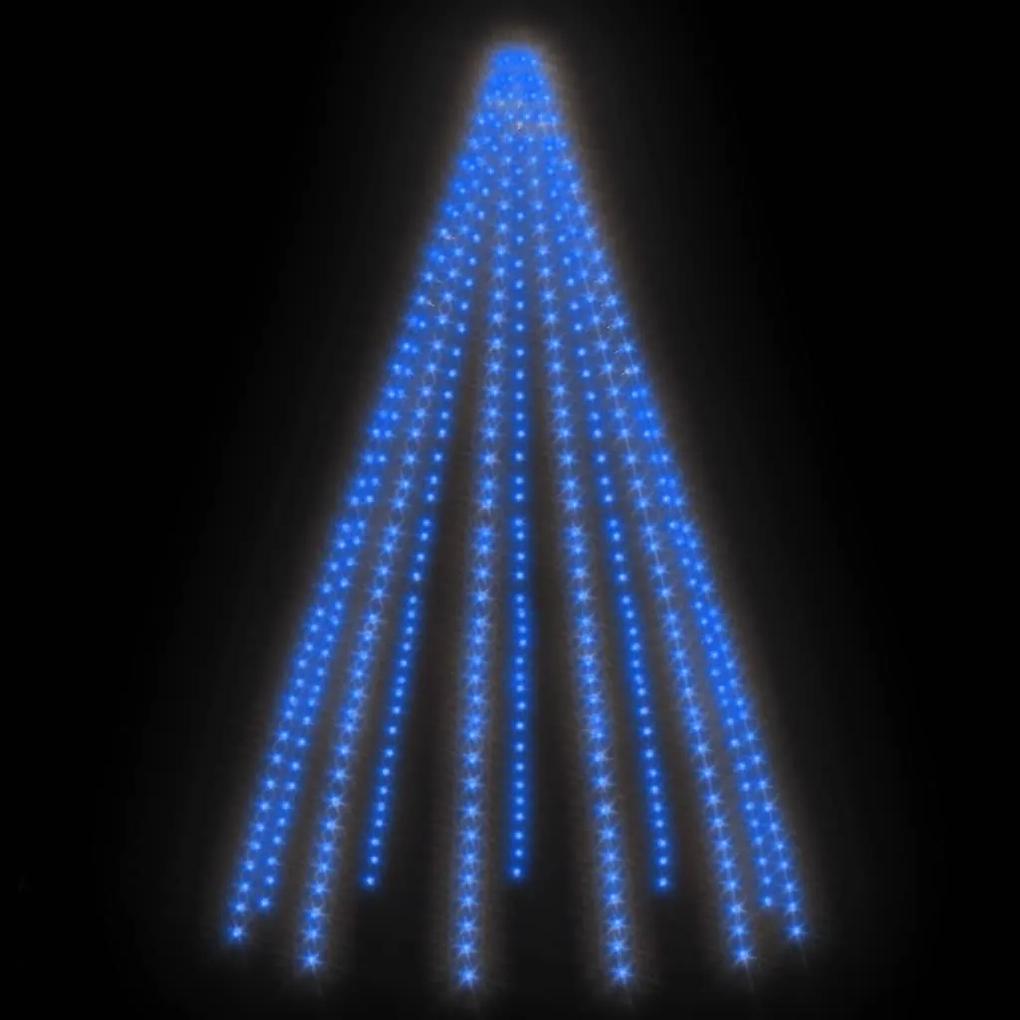 Luci per Albero 500 LED Blu 500 cm Interno Esterno