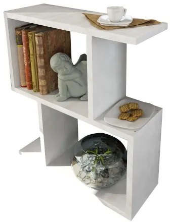 Tavolino KARINUS 55,4x50 cm bianco