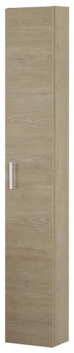 Pensile bagno sospeso 150 cm rovere dolomite con anta reversibile Desya