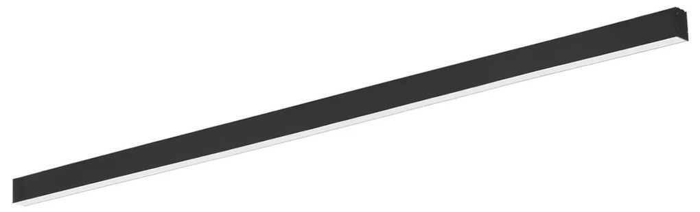 Lampada Lineare LED da Soffitto 65W 200cm Nera con driver Philips CCT