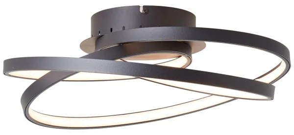 Brilliant - Plafoniera LED LABYRINTH LED/40W/230V diametro 39,5 cm nero