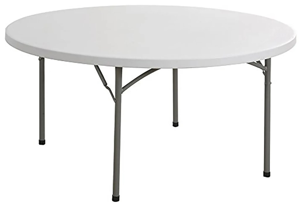 Tavolo da giardino pieghevole rotondo 150x74 cm