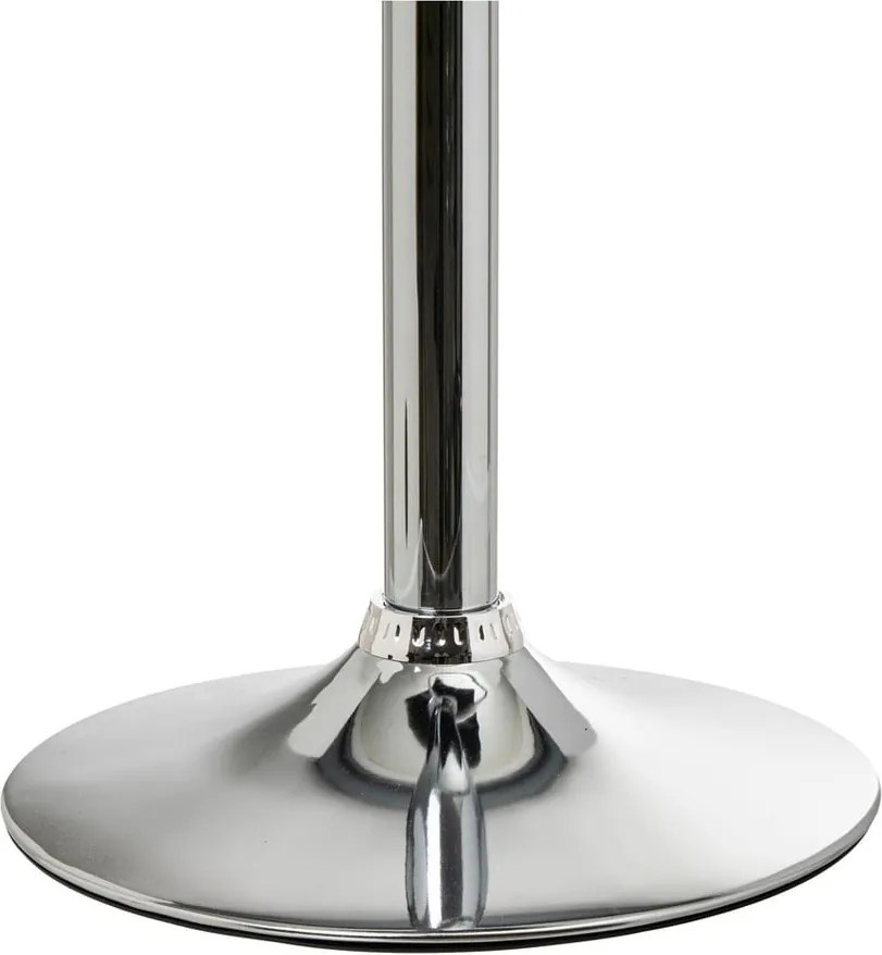 Set di sedie da bar nera in imbottito con altezza regolabile 2 pz (altezza della seduta 63 cm) – Casa Selección