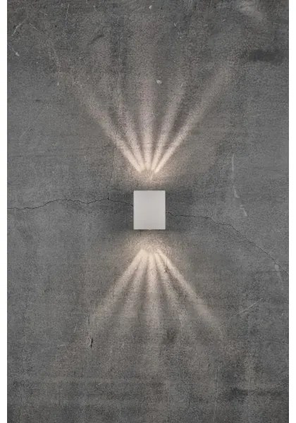Nordlux - Applique da esterno LED CANTO 2xLED/6W/230V IP44 bianca