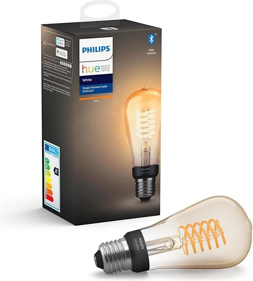 Lampadina LED dimmerabile Philips Hue WHITE FILAMENT ST64 E27/7W/230V 2100K